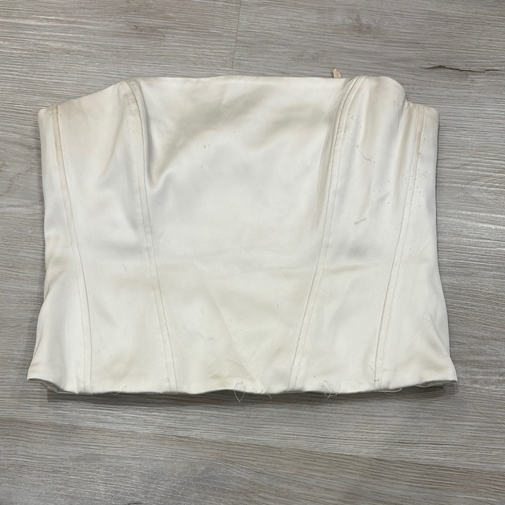 Elegant White Corset Top